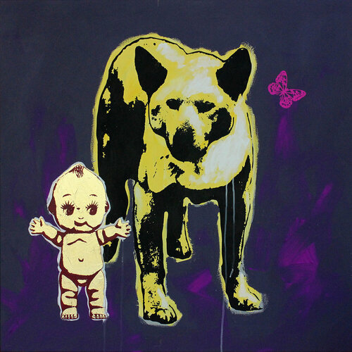 The Dingo Did It by Merry Sparks, Painting for Sale on Select