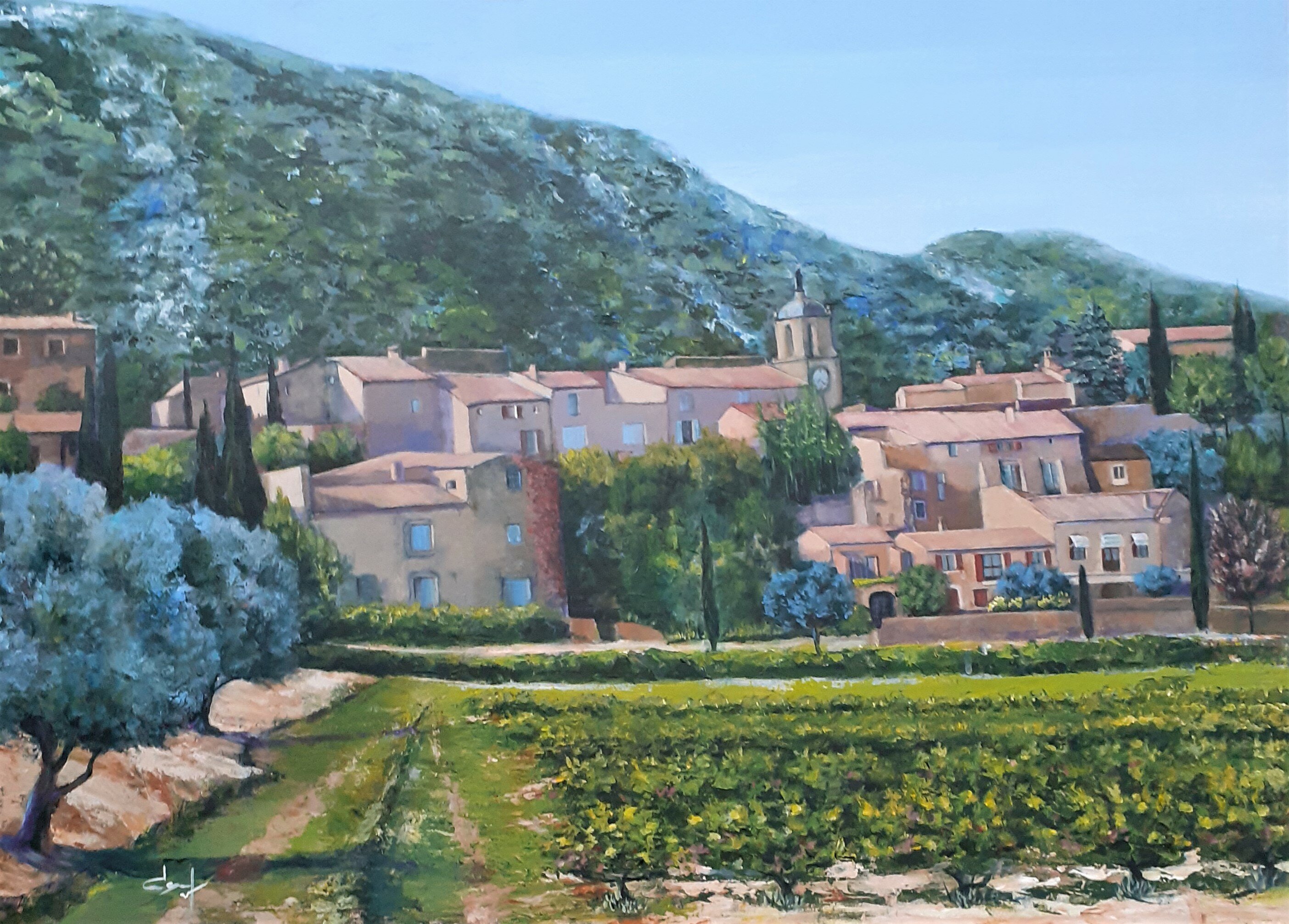 Village en Luberon, Maubec