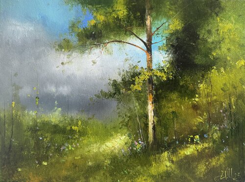 После дождя by Igor Medvedev, Painting for Sale on Select