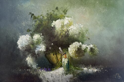 Snow Ball Bush von Igor Medvedev, Malerei kaufen auf Select