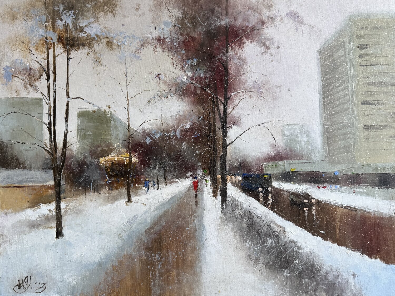 At the end of November Igor Medvedev Originalgemälde zu verkaufen