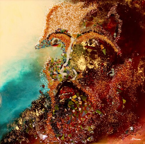 Beati i puri di cuore perché vedranno Dio by Enrico Nicodemo - Demó, Painting for Sale on Select