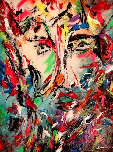Per quegli occhi che fanno da luna by Enrico Nicodemo - Demó, Painting for Sale on Select