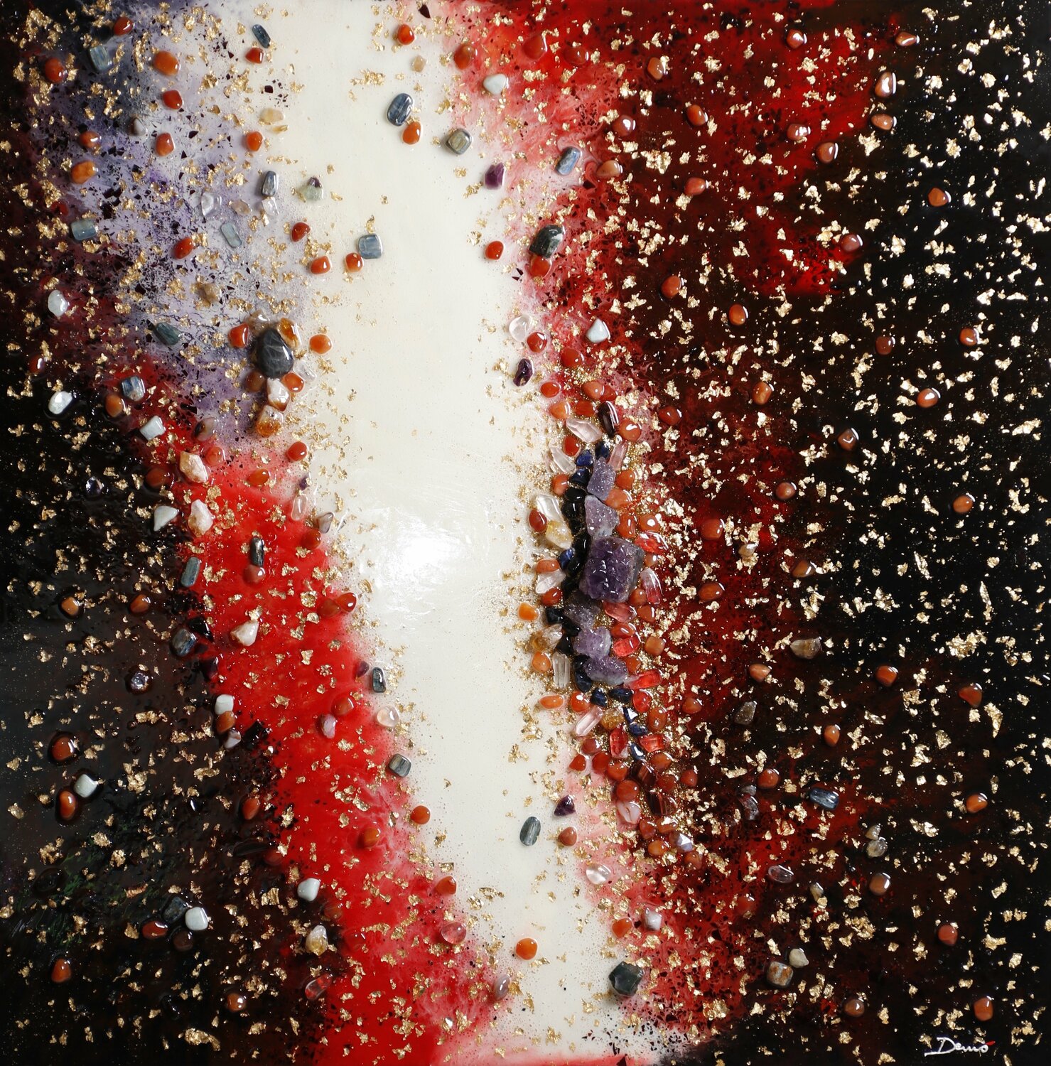 Osservami Enrico Nicodemo - Demó Original painting for sale