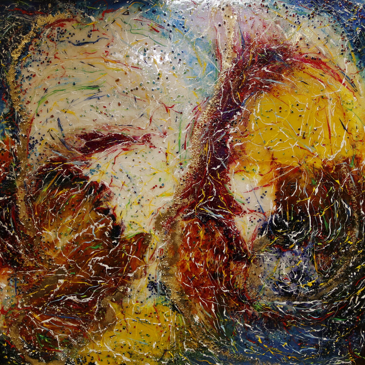 Emozioni colorate Enrico Nicodemo - Demó Original painting for sale