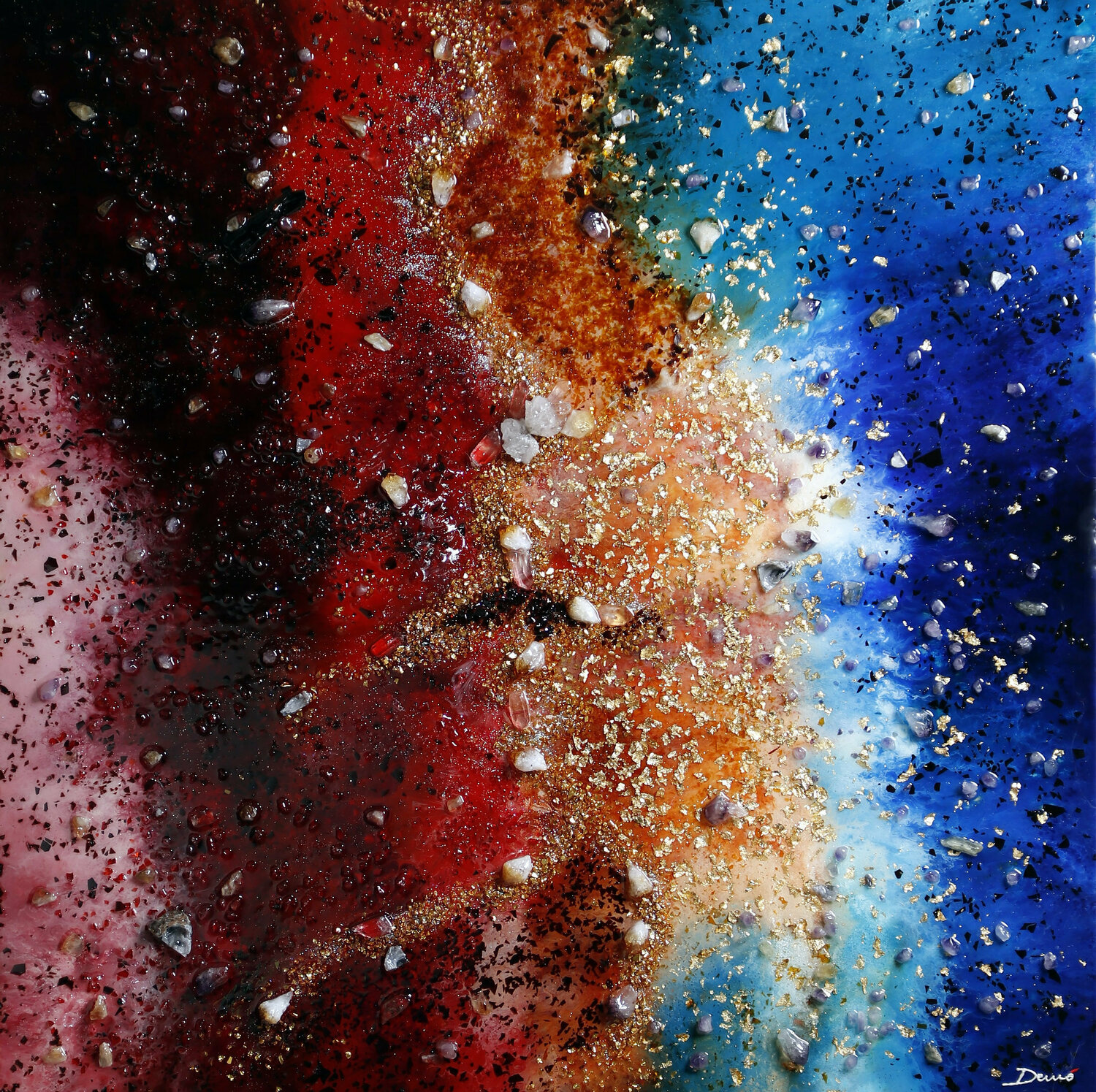 Baciami Enrico Nicodemo - Demó Original painting for sale