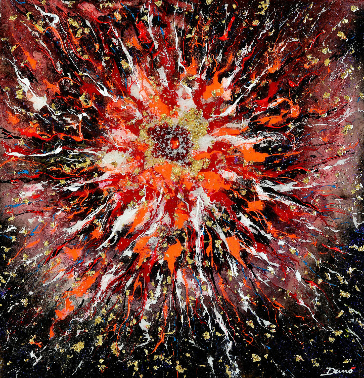 Colorando un topazio Enrico Nicodemo - Demó Original painting for sale