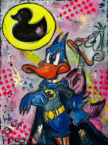 We Can Be Heroes by Jose Rivera, Painting for Sale on Select
