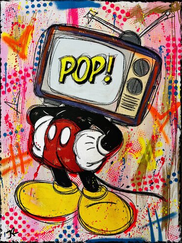 Tv pop by Jose Rivera, Painting for Sale on Select