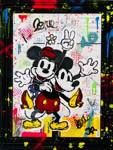 Orlando lovers by Jose Rivera, Painting for Sale on Select