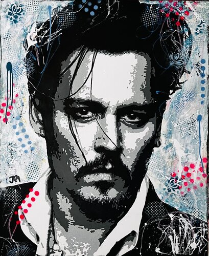 Depp by Jose Rivera, Painting for Sale on Select