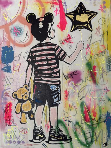 Wish upon a star by Jose Rivera, Painting for Sale on Select