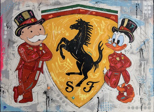 Rosso legacy by Jose Rivera, Painting for Sale on Select