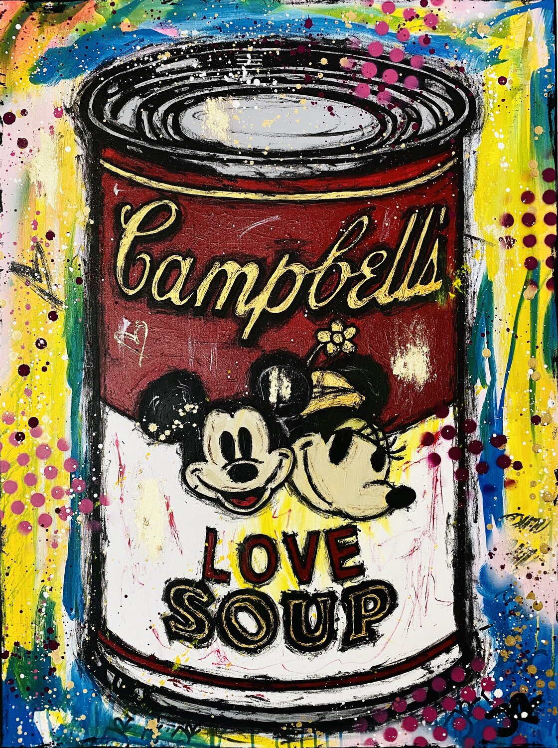 Love Soup Jose Rivera Original painting for sale
