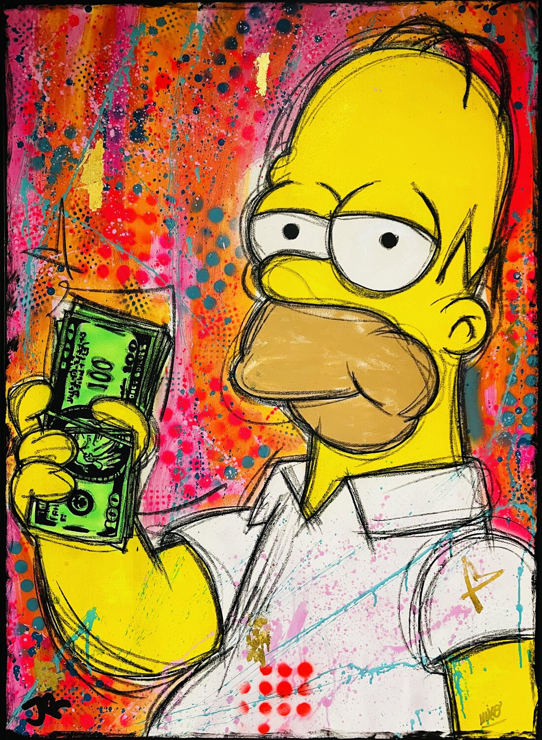 Never Quit Jose Rivera Original painting for sale