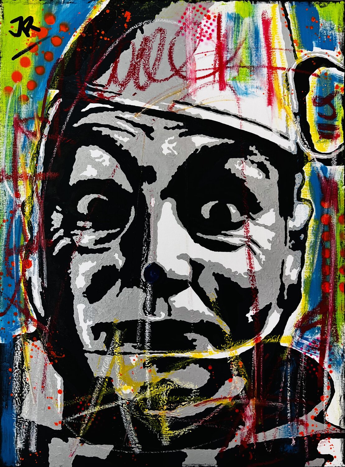 Tin man Jose Rivera Original painting for sale