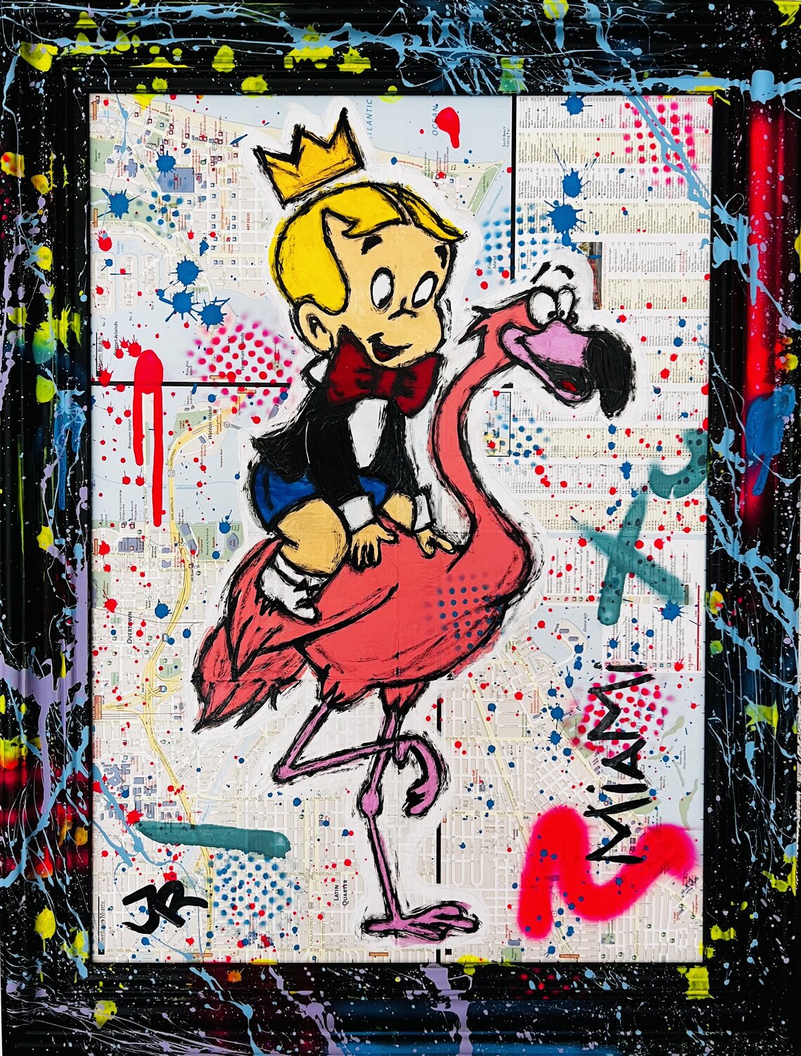 Miami Jose Rivera Original painting for sale