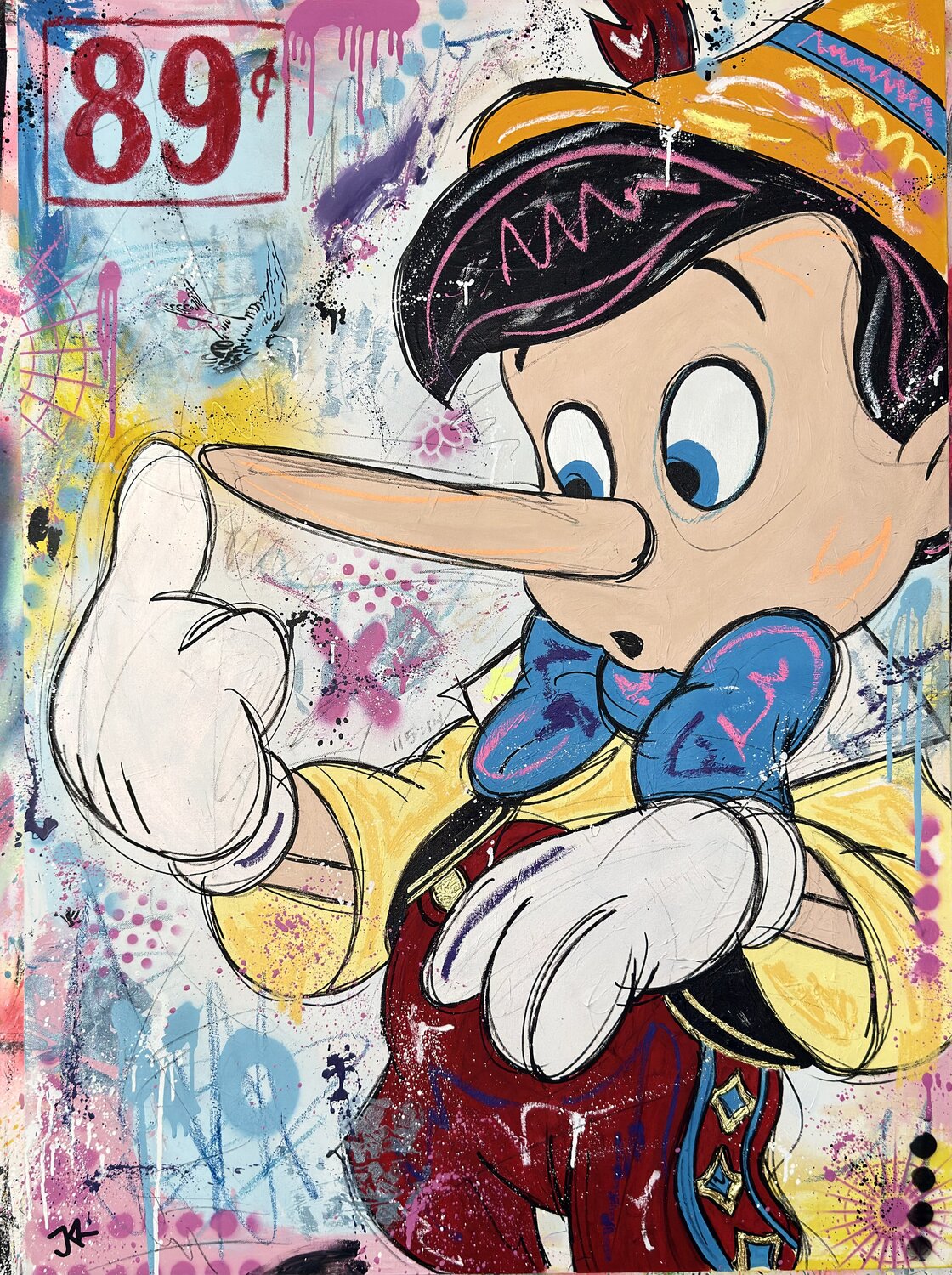Truth for 89¢ Jose Rivera Original painting for sale