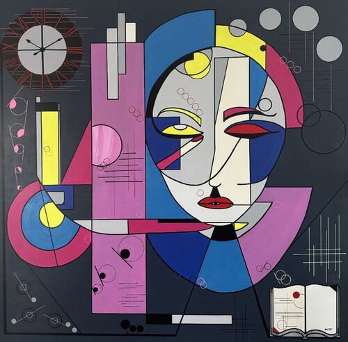 Nous n'avons pas de crédit sur le temps by Rose Mary Vallas, Painting for Sale on Select