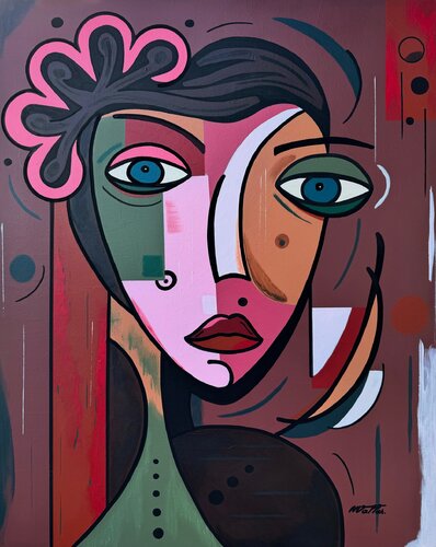 Coquette by Rose Mary Vallas, Painting for Sale on Select