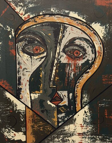 Moment de bascule by Rose Mary Vallas, Painting for Sale on Select