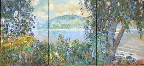 Les rives de la Seine by Patrick MARIE, Painting for Sale on Select