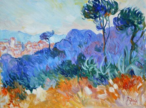 Paysage de L'Ardèche by Patrick MARIE, Painting for Sale on Select