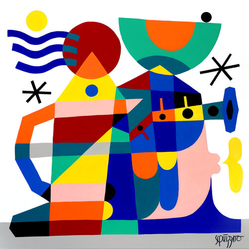 Windmill by Antony Squizzato, Painting for Sale on Select