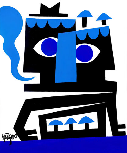 Le coup de pompe by Antony Squizzato, Painting for Sale on Select