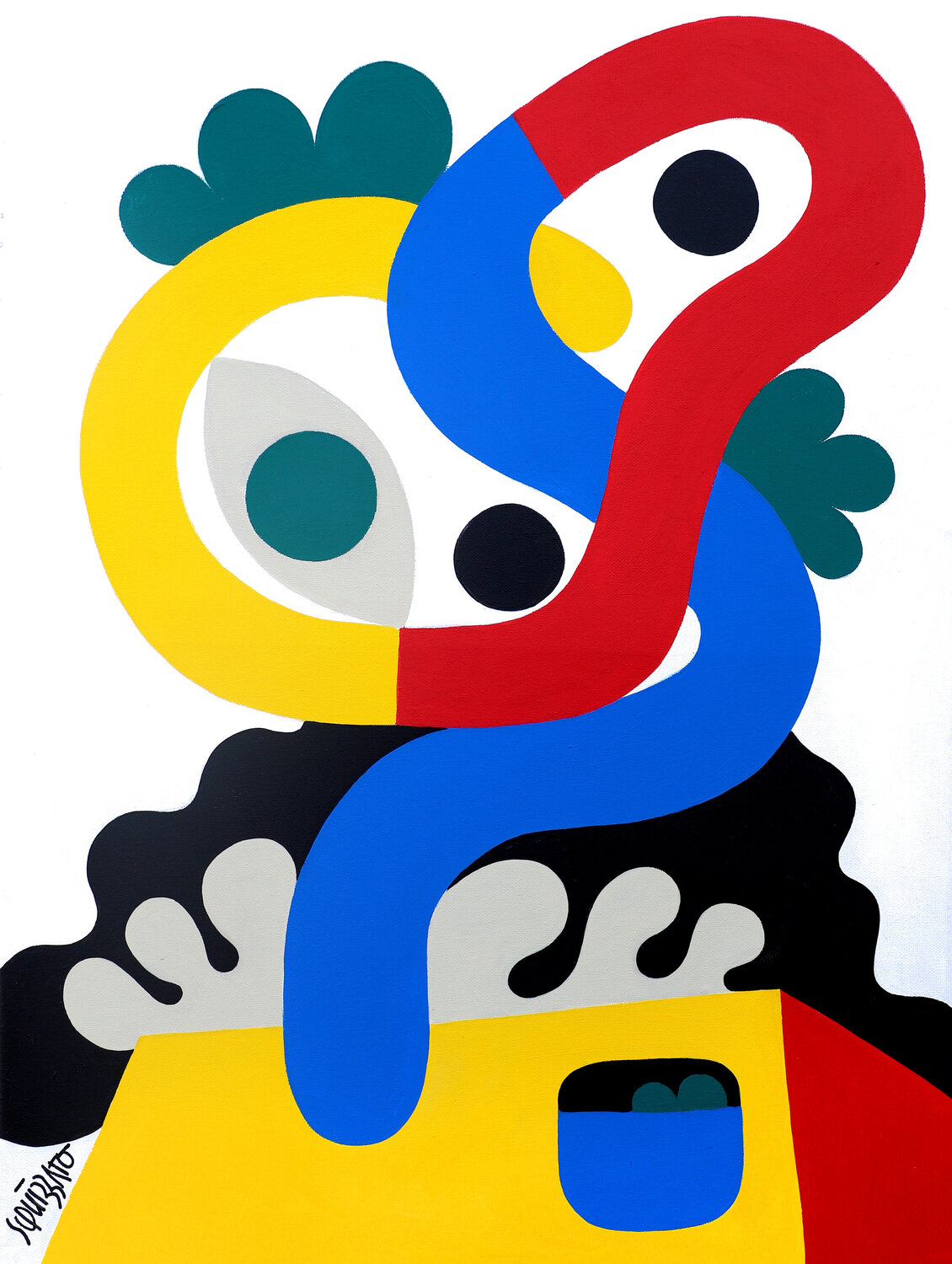 Vegetto Antony Squizzato Original painting for sale