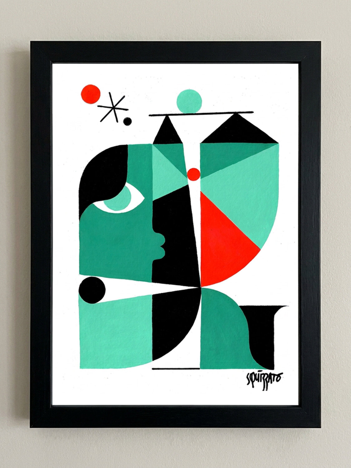 Se fondre dans le décor Antony Squizzato Original painting for sale