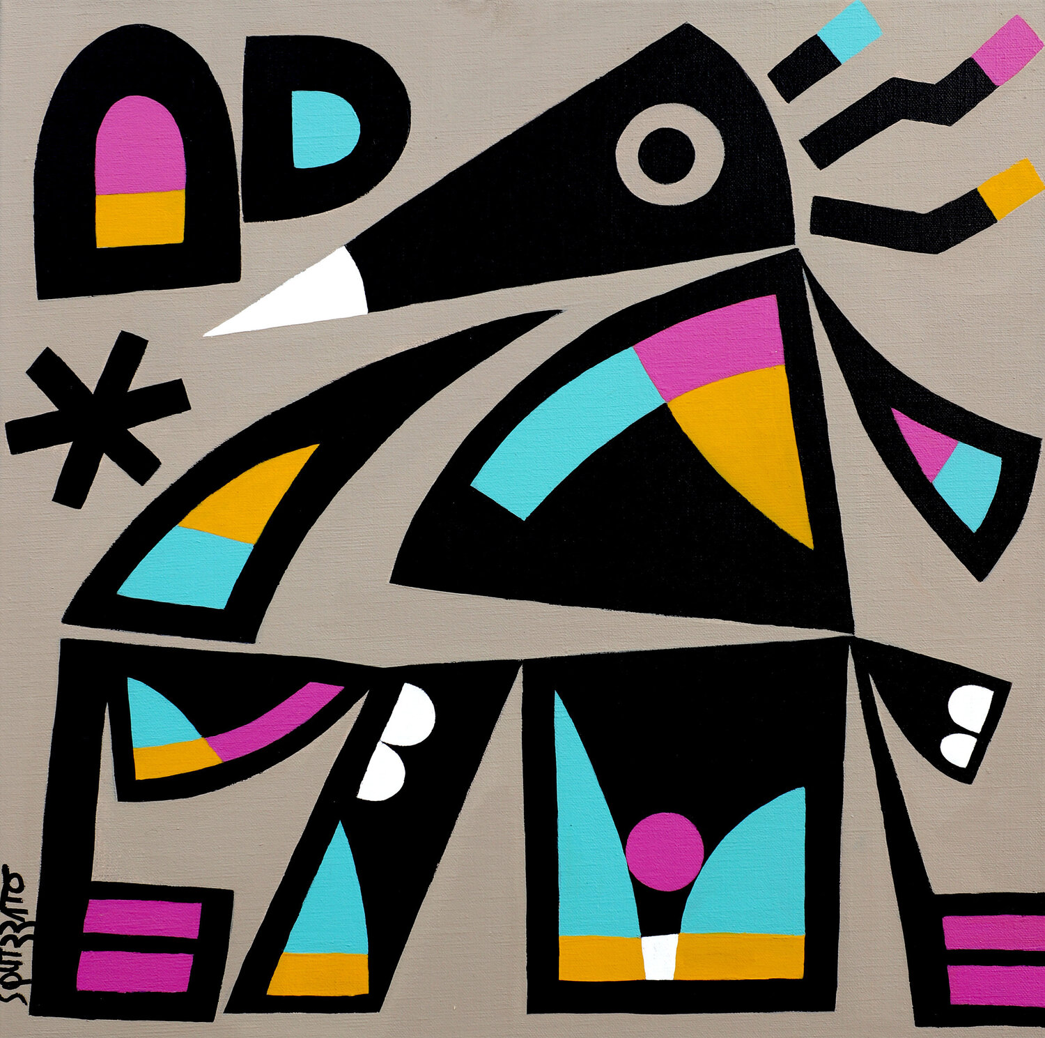 Goupil Antony Squizzato Original painting for sale