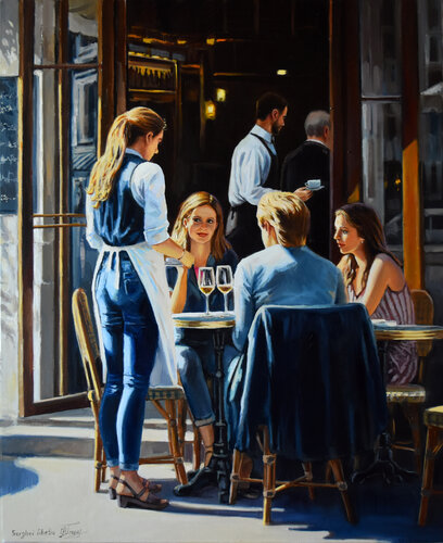 A summer day III by Serghei Ghetiu, Painting for Sale on Select