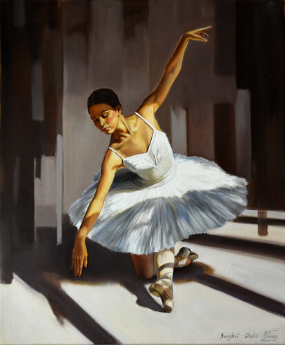 Dancing in the light III by Serghei Ghetiu, Painting for Sale on Select