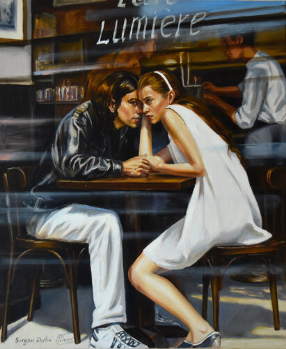 The secrets for her by Serghei Ghetiu, Painting for Sale on Select