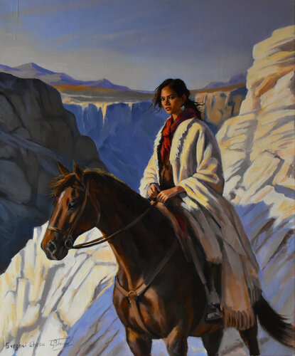 Across Patagonia von Serghei Ghetiu, Malerei kaufen auf Select