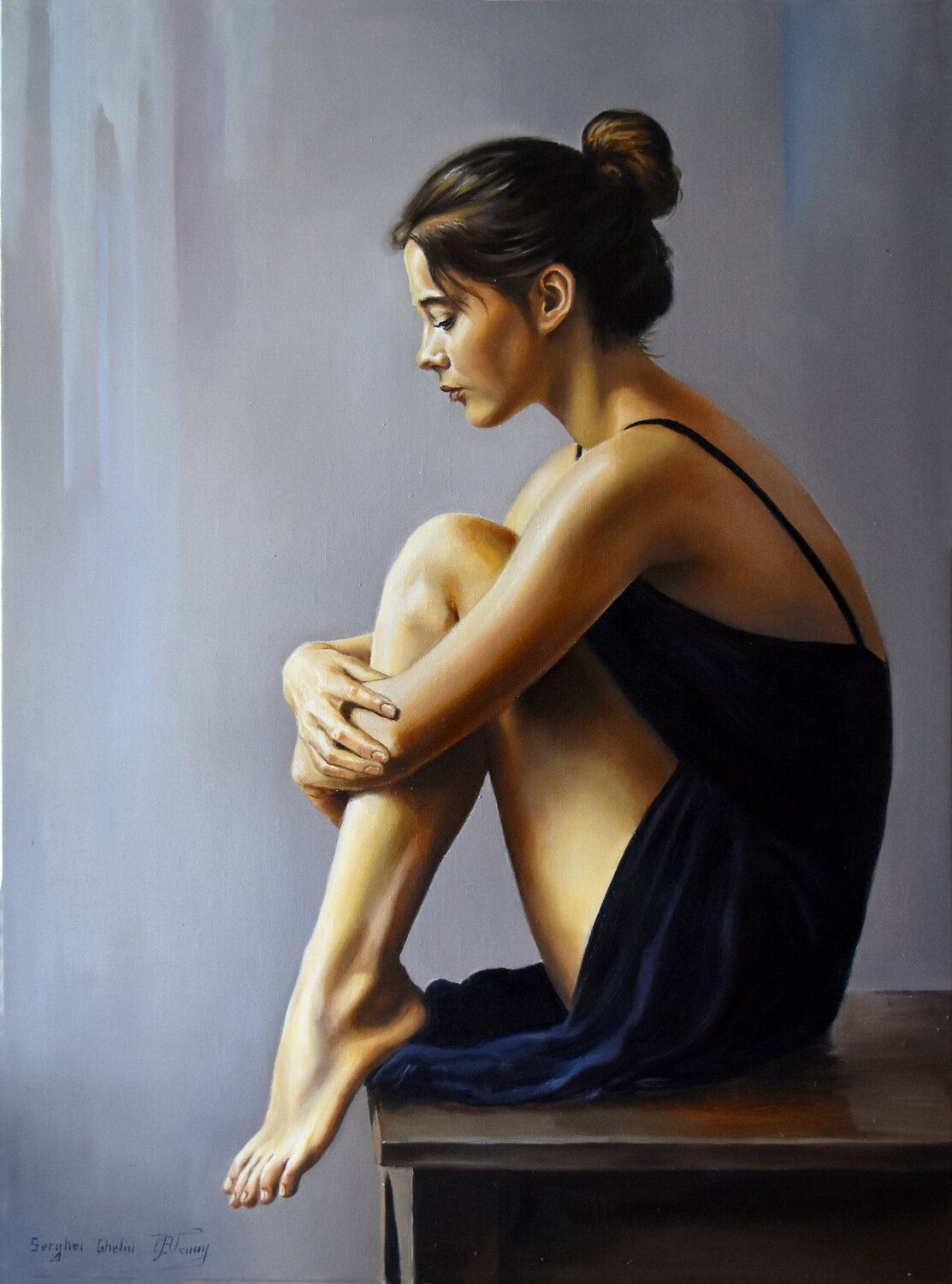 Ballerina Serghei Ghetiu Original painting for sale