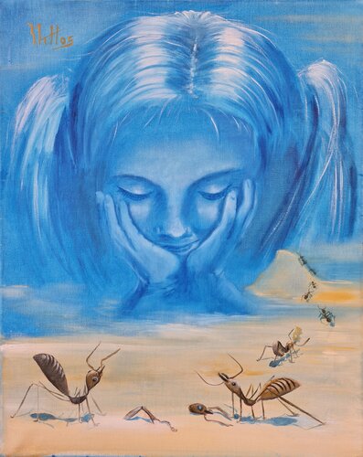 EL DIOS DE LAS HORMIGAS by Rosario De Mattos, Painting for Sale on Select
