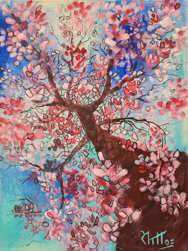 ÁRBOL EN FLOR 24 3 by Rosario De Mattos, Painting for Sale on Select