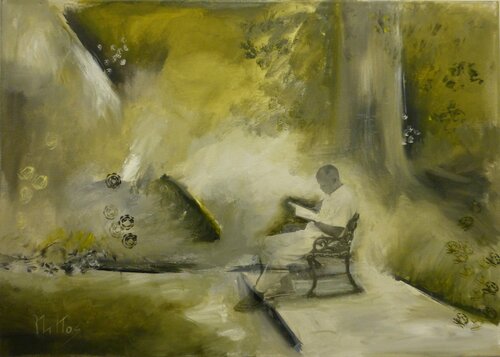 ILUMINADO by Rosario De Mattos, Painting for Sale on Select
