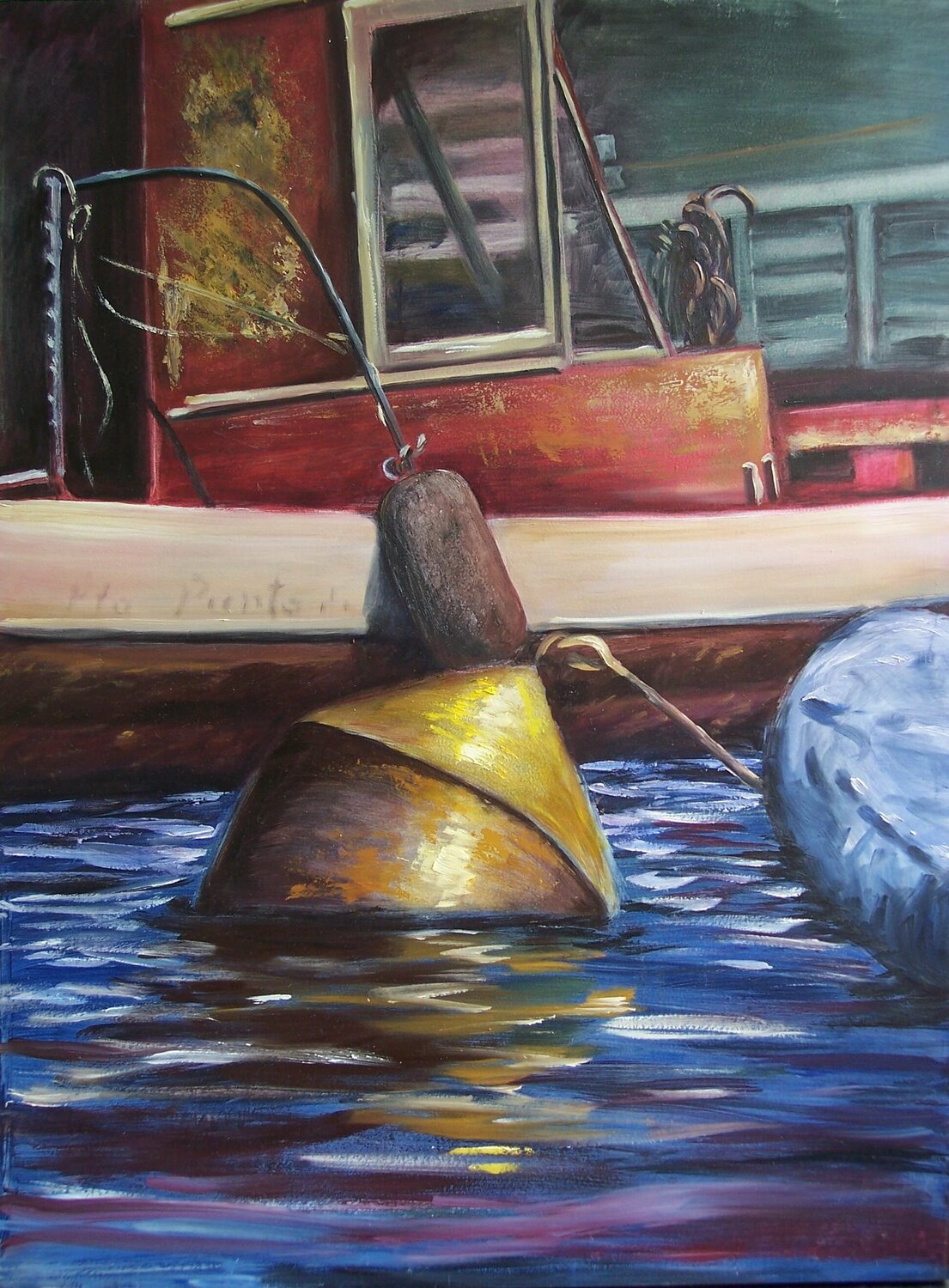 Nuevo mundo 10. MARINA Rosario De Mattos Original painting for sale