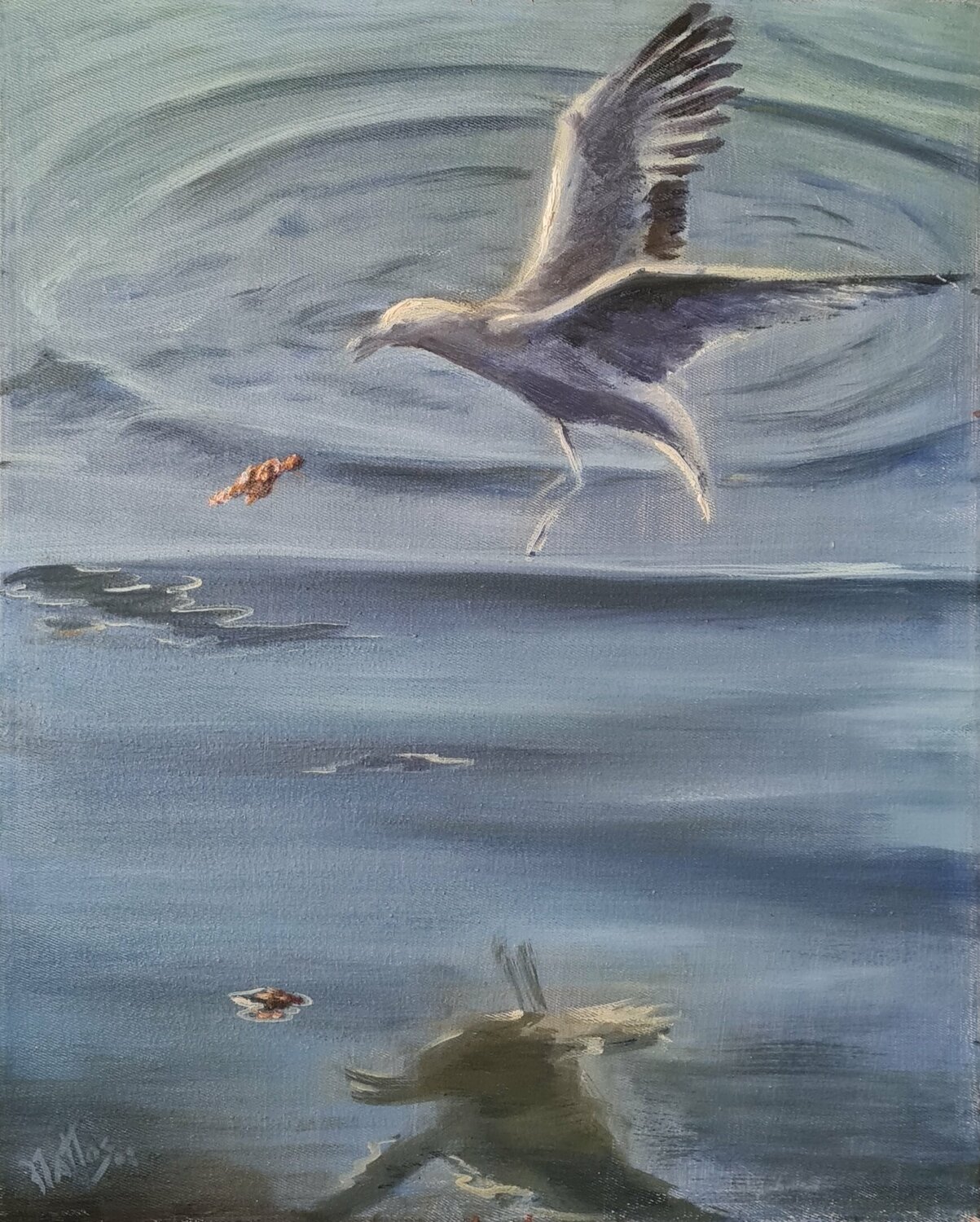 MARINA: Nuevo mundo 12 Rosario De Mattos Original painting for sale