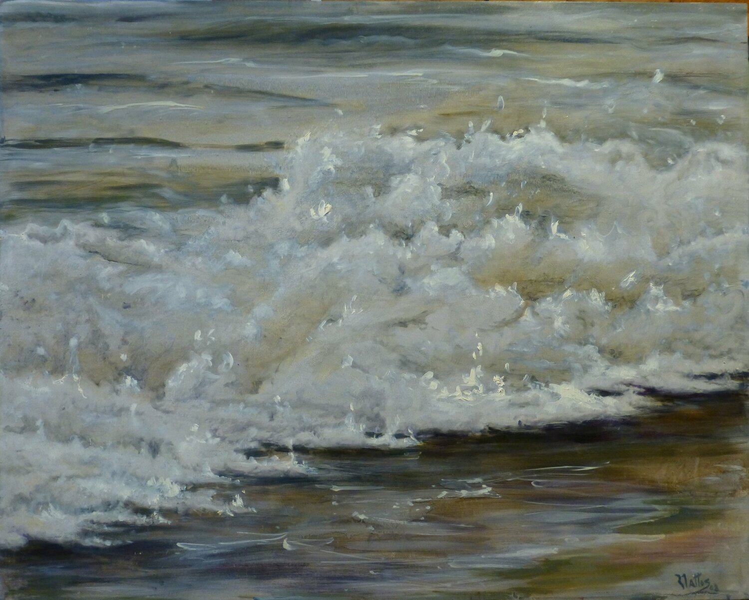 MARINA: Nuevo mundo 14 Rosario De Mattos Original painting for sale