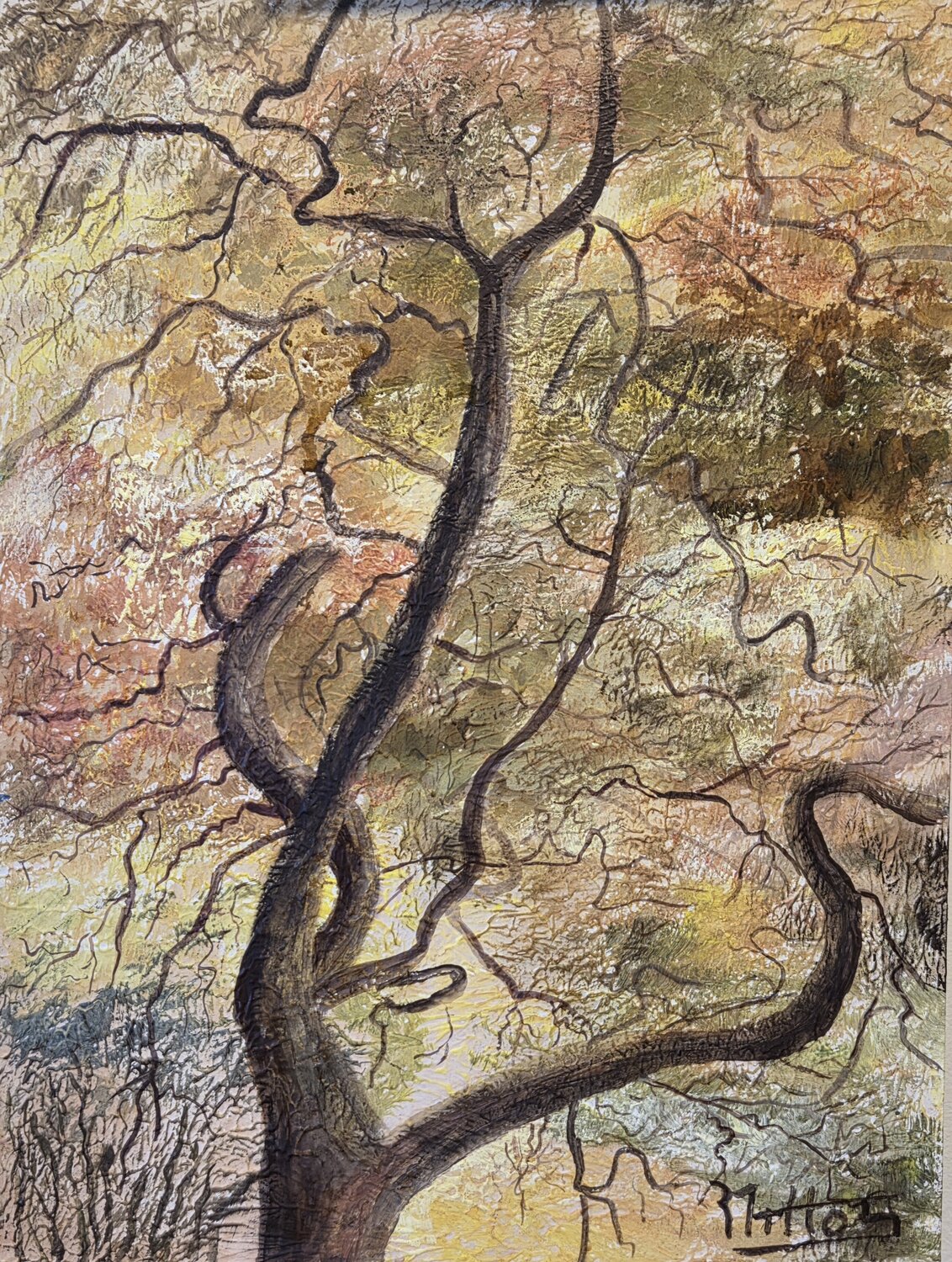 El Protector Rosario De Mattos Original painting for sale
