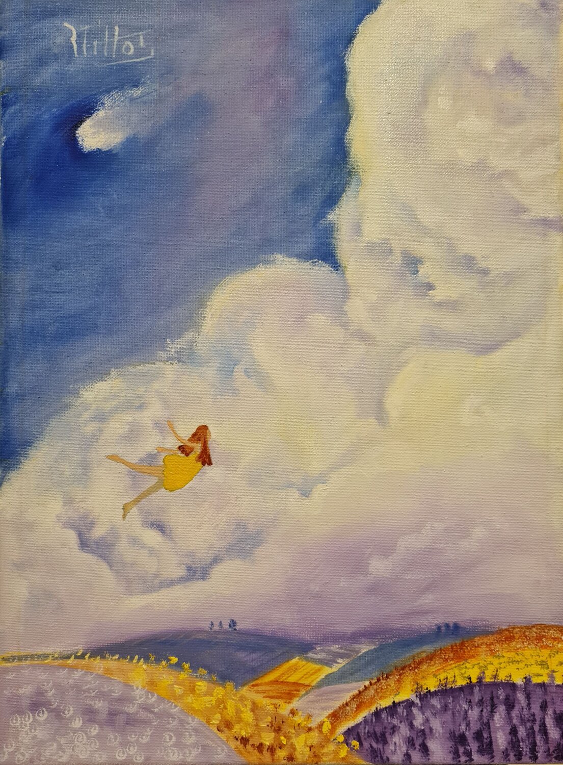EL INOCENTE Rosario De Mattos Original painting for sale