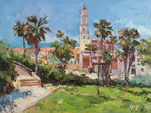 Old Jaffa, Israel by Anastasiya Valiulina, Painting for Sale on Select