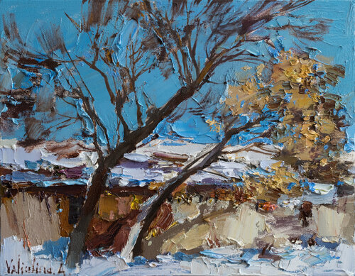 Winter by Anastasiya Valiulina, Painting for Sale on Select