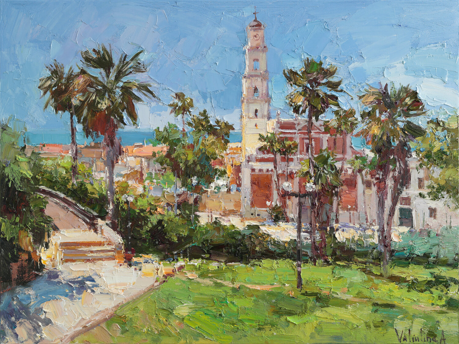 Old Jaffa, Israel Anastasiya Valiulina Original painting for sale