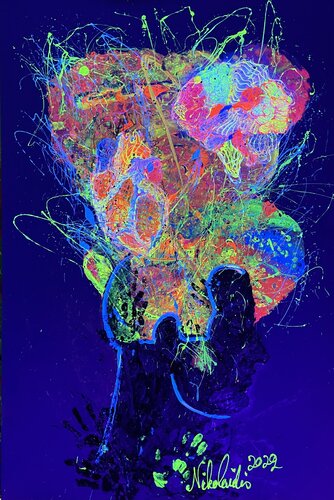 The Power of MIND by Nikolaos Nikolaidis, Painting for Sale on Select