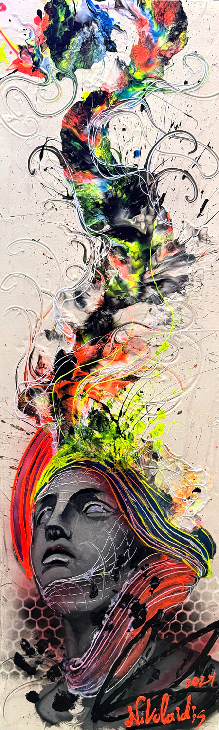 Creative Power Nikolaos Nikolaidis Original painting for sale